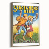 Vintage Advertising Poster - Staceghems Bier Retro Wall Art
