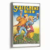 Vintage Advertising Poster - Staceghems Bier Retro Wall Art