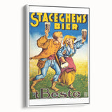 Vintage Advertising Poster - Staceghems Bier Retro Wall Art