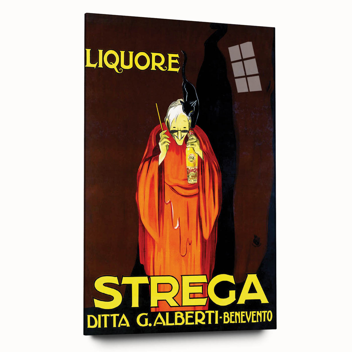 Vintage Advertising Poster - Liquore Strega Retro Wall Art