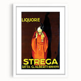 Vintage Advertising Poster - Liquore Strega Retro Wall Art