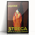 Vintage Advertising Poster - Liquore Strega Retro Wall Art