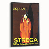 Vintage Advertising Poster - Liquore Strega Retro Wall Art