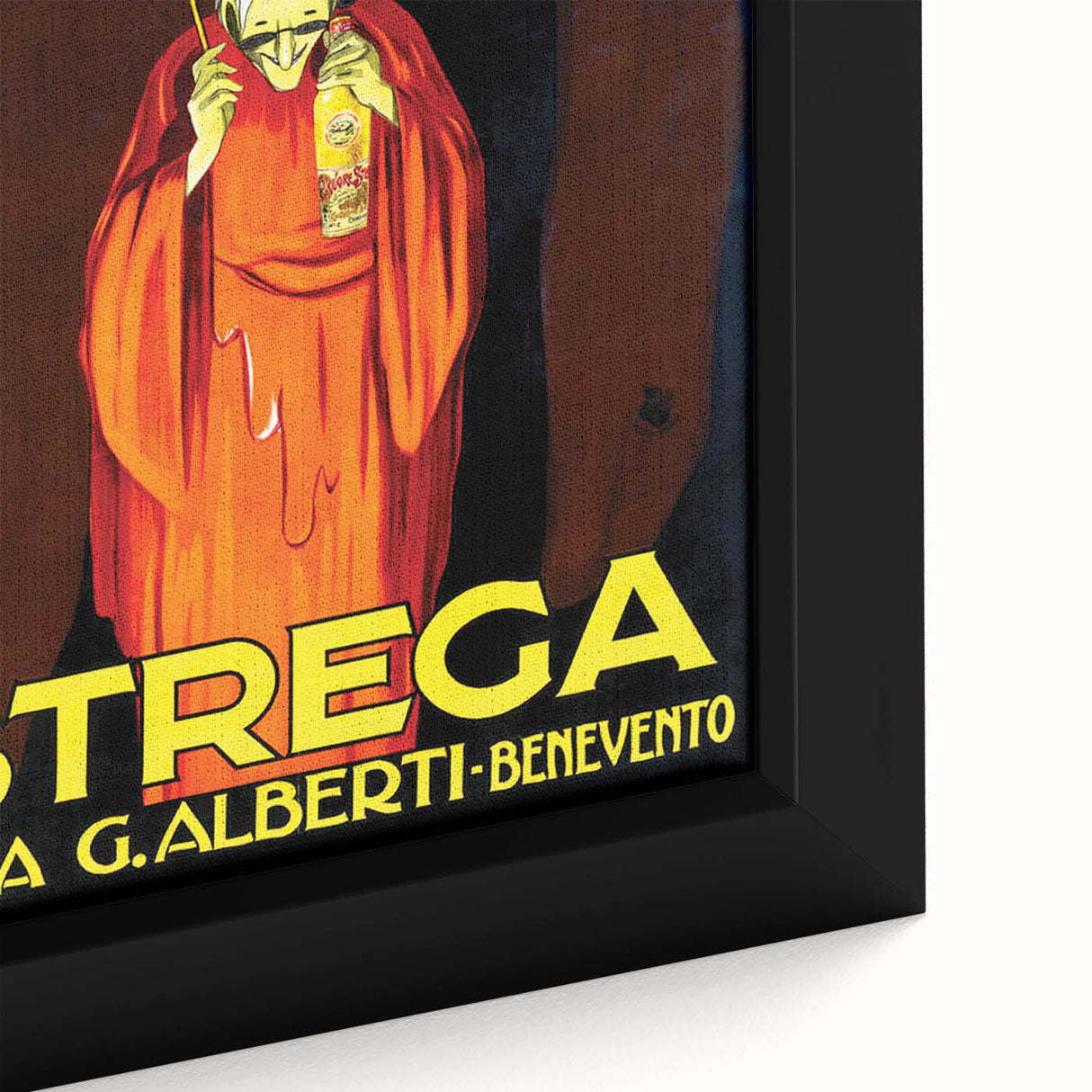 Vintage Advertising Poster - Liquore Strega Retro Wall Art
