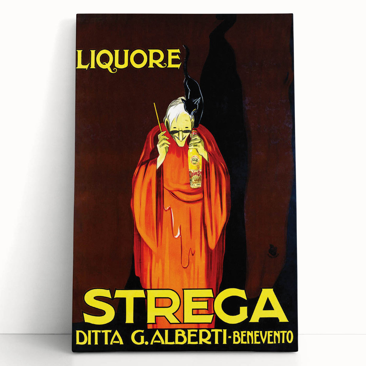 Vintage Advertising Poster - Liquore Strega Retro Wall Art