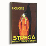 Vintage Advertising Poster - Liquore Strega Retro Wall Art