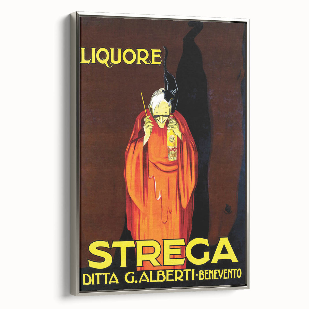 Vintage Advertising Poster - Liquore Strega Retro Wall Art