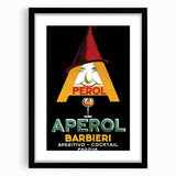 Vintage Aperol Poster - Retro Cocktail Advertising Art