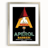 Vintage Aperol Poster - Retro Cocktail Advertising Art