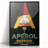 Vintage Aperol Poster - Retro Cocktail Advertising Art