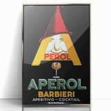 Vintage Aperol Poster - Retro Cocktail Advertising Art