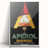 Vintage Aperol Poster - Retro Cocktail Advertising Art