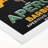 Vintage Aperol Poster - Retro Cocktail Advertising Art
