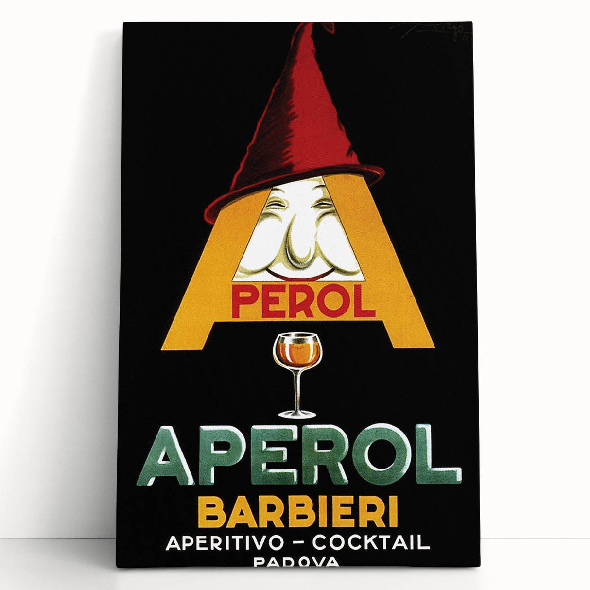 Vintage Aperol Poster - Retro Cocktail Advertising Art