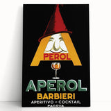 Vintage Aperol Poster - Retro Cocktail Advertising Art