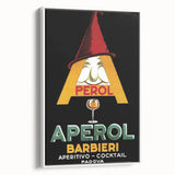 Vintage Aperol Poster - Retro Cocktail Advertising Art