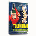 Vintage Advertising Poster - Tolentino Water Retro Wall Art