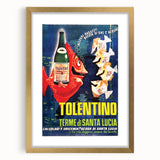 Vintage Advertising Poster - Tolentino Water Retro Wall Art