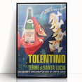 Vintage Advertising Poster - Tolentino Water Retro Wall Art