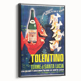 Vintage Advertising Poster - Tolentino Water Retro Wall Art