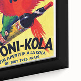 Vintage Advertising Poster - Toni-Kola Parrot Retro Wall Art