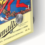 Vintage Advertising Poster - Trimalta Beer Retro Wall Art