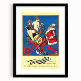 Vintage Advertising Poster - Trimalta Beer Retro Wall Art