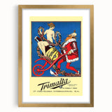 Vintage Advertising Poster - Trimalta Beer Retro Wall Art