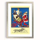 Vintage Advertising Poster - Trimalta Beer Retro Wall Art