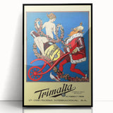 Vintage Advertising Poster - Trimalta Beer Retro Wall Art