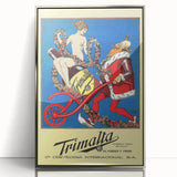 Vintage Advertising Poster - Trimalta Beer Retro Wall Art