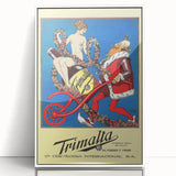 Vintage Advertising Poster - Trimalta Beer Retro Wall Art