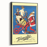Vintage Advertising Poster - Trimalta Beer Retro Wall Art
