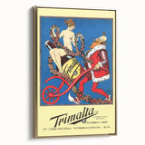 Vintage Advertising Poster - Trimalta Beer Retro Wall Art