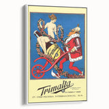 Vintage Advertising Poster - Trimalta Beer Retro Wall Art