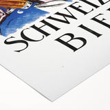 Vintage Advertising Poster - Schweizer Bier Retro Wall Art