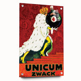Vintage Advertising Poster - Unicum Zwack Retro Wall Art