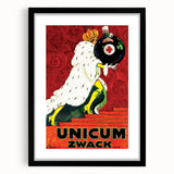 Vintage Advertising Poster - Unicum Zwack Retro Wall Art