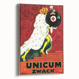 Vintage Advertising Poster - Unicum Zwack Retro Wall Art
