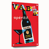Vintage Advertising Poster - Vabé Apéritif Retro Wall Art
