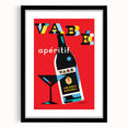 Vintage Advertising Poster - Vabé Apéritif Retro Wall Art