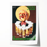 Vintage Advertising Poster - Vandenkerckhoven Beer Art