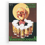 Vintage Advertising Poster - Vandenkerckhoven Beer Art