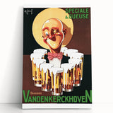 Vintage Advertising Poster - Vandenkerckhoven Beer Art