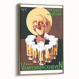 Vintage Advertising Poster - Vandenkerckhoven Beer Art