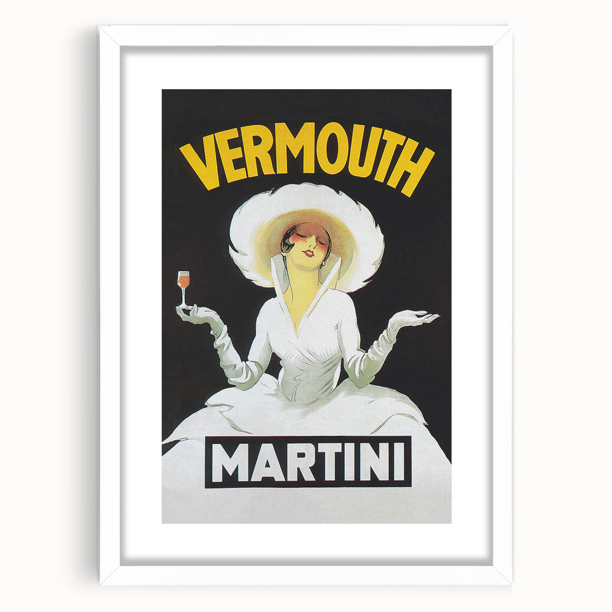 Vintage Advertising Poster - Martini Vermouth Retro Wall Art