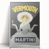 Vintage Advertising Poster - Martini Vermouth Retro Wall Art