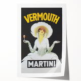 Vintage Advertising Poster - Martini Vermouth Retro Wall Art