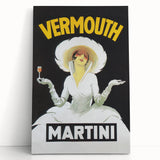 Vintage Advertising Poster - Martini Vermouth Retro Wall Art