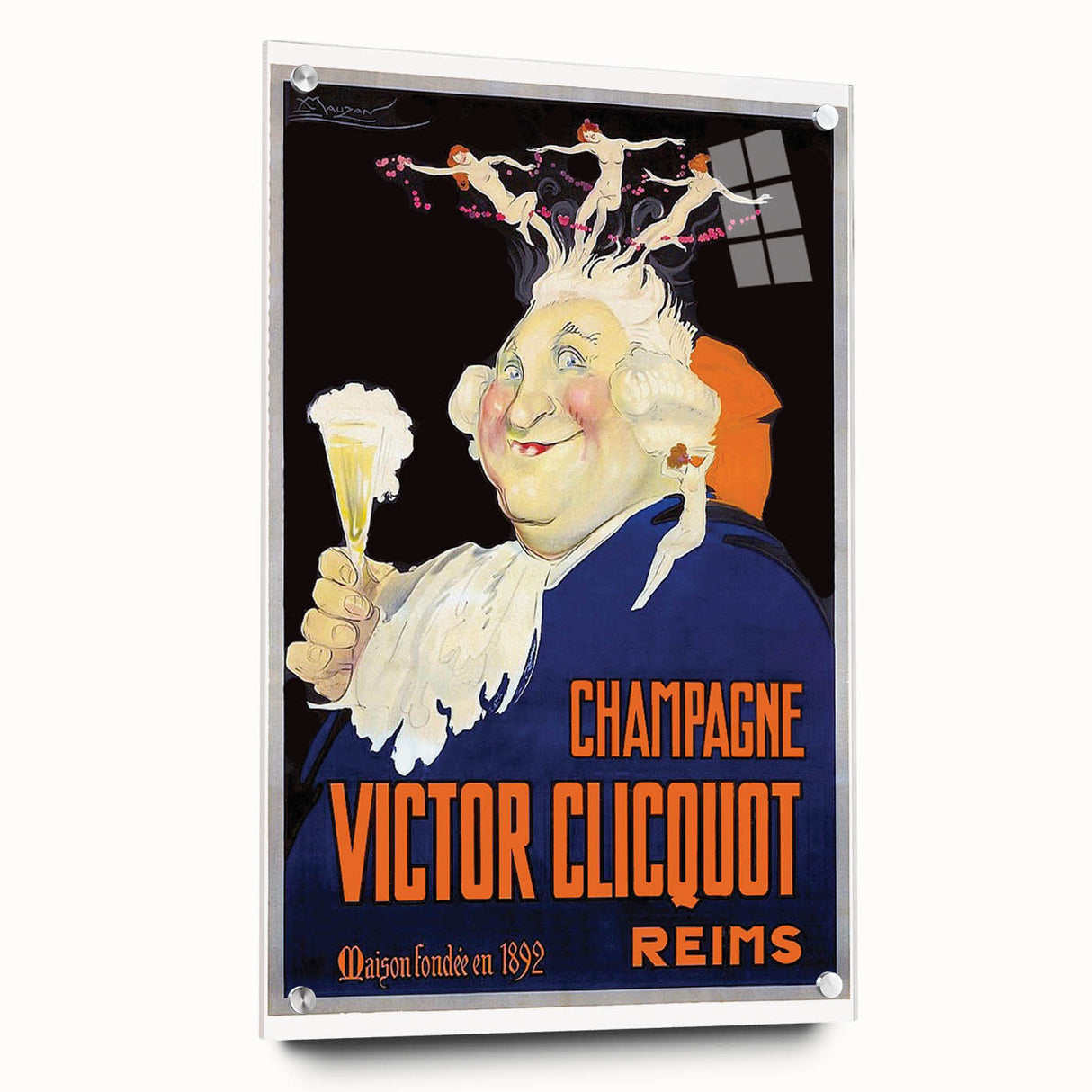Vintage Advertising Poster - Victor Clicquot Champagne Art